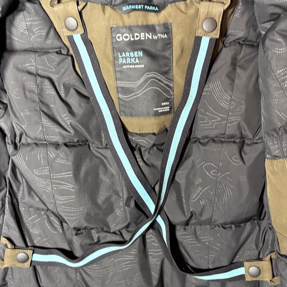 TNA Olive Fur-Lined Ski Jacket - Picture 9 of 16